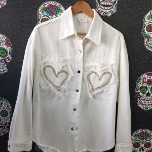 Sobrecamisa vaquera blanca